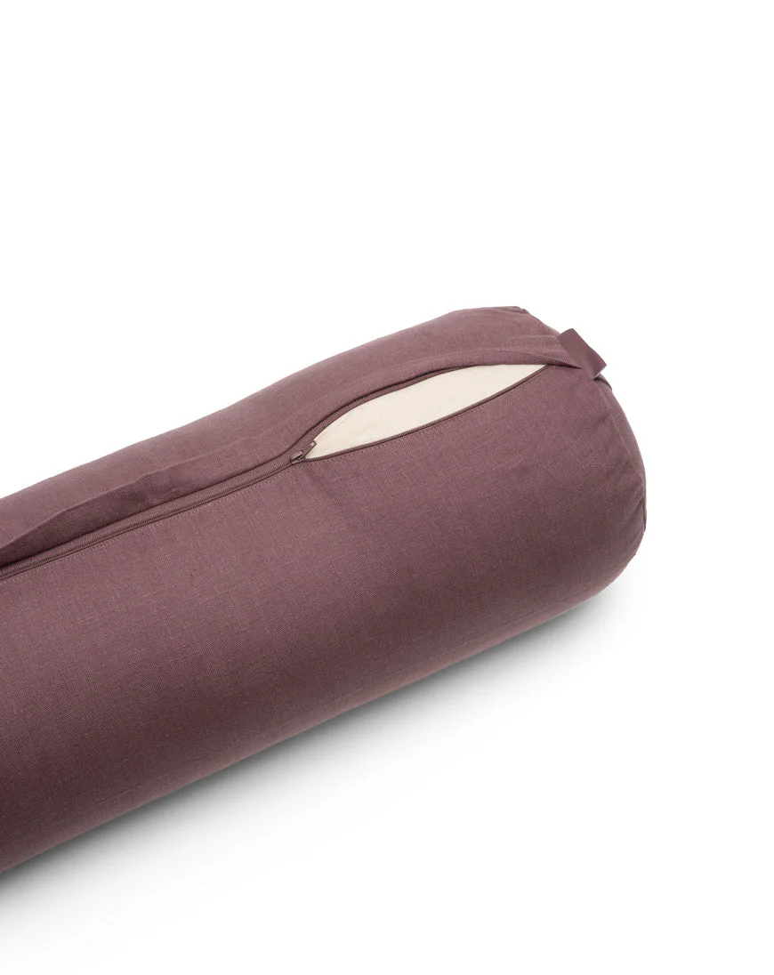 linen cylindrical bolster - Image 6