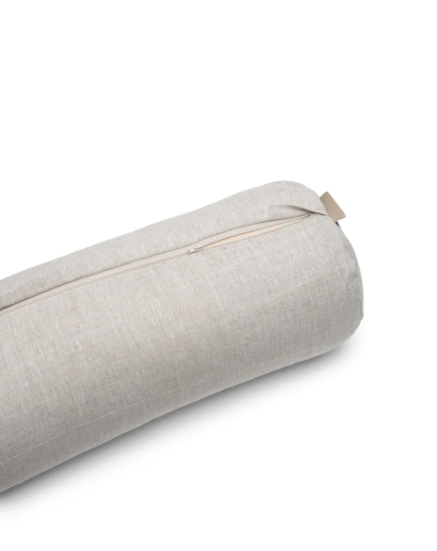 linen cylindrical bolster - Image 7